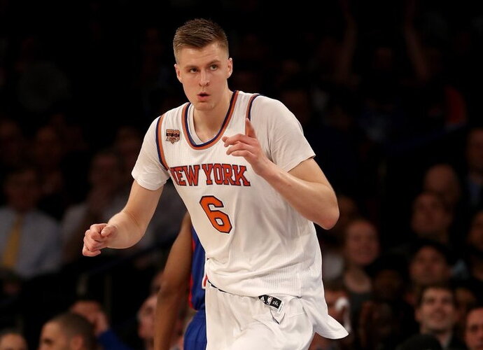 K.Porzingis liks Niujorke (Scanpix nuotr.)