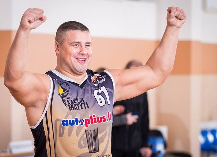 M.Mizgaitis pasirodys LMKL šventėje (Foto: Augustas Didžgalvis)