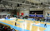 Prienų arena per krepšinio rungtynes talpina 1500 žiūrovų