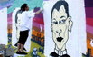 Graffiti piešinyje K. Kemzūra virto mafijos šeimos galva