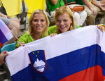 Australijos ir Slovėnijos rungtynių žiūrovai