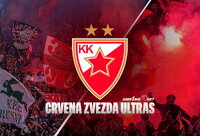 „Crvena Zvezda“ klubo ultros  (Krepsinis.net nuotr.)