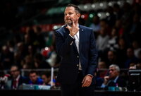 G.Žibėnas neliko patenkintas rungtynėmis (FIBA nuotr.)