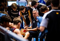 D.Bauermannas treniruoja Vokietijos 16-mečius (FIBA nuotr.)