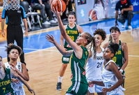J.Jocytė, A.Čižauskaitė ir A.Zdanevičiūtė nukalė lietuvių pergalę (FIBA Europe nuotr.)