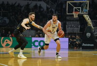 T.Dimša šventė pergalę (FIBA Europe nuotr.)