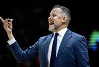 G.Žibėnas gyrė savo žaidėjus (FIBA nuotr.)