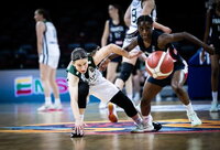 Lietuvės pralaimėjo triuškinančiai (FIBA nuotr.)