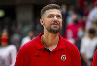D.Kairys kalbėjo apie pakeistą formatą (Foto: Rokas Lukoševičius)