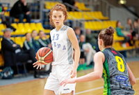 D.Belickaitė svariai prisidėjo prie pergalės (Foto: Augustas Didžgalvis)