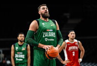 J.Valančiūnas buvo šalia dvigubo dublio (Žalgirio nuotr.)