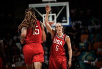 JAV krepšininkės Pasaulio taurėje ir vėl neturėjo lygių (FIBA nuotr.)