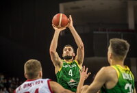 E.Žukauskas debiutavo epizodiniu pasirodymu (FIBA nuotr.)