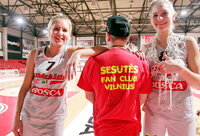 Seserys Šniokaitės žais skirtingose komandose (Foto: Augustas Didžgalvis)