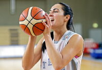 I.Šimkutė buvo rezultatyviausia uteniškių gretose (Foto: Augustas Didžgalvis)