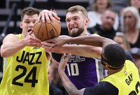 D.Sabonis buvo arti trigubo dublio (Scanpix nuotr.)