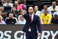 Lapkritį komandos vairą perėmęs V.Spanoulis pirmuoju bandymu titulo nenuskynė (Scanpix nuotr.)