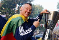 Š.Jasikevičius švenčia