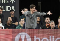 D.Giannakopoulos teisėjams žėrė tiradą (Scanpix nuotr.)