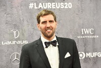 D.Nowitzki bus pagerbtas už karjeros pasiekimus (Scanpix nuotr.)