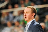 M.Šernius dalinosi mintimis apie praėjusį mačą (Fotodiena.lt)