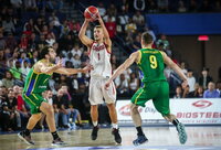 K.Pangosui iki dvigubo dublio pritrūko dviejų rezultatyvių perdavimų (FIBA nuotr.)