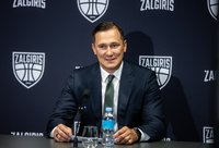 P.Jankūnas pristatė „Žalgirio“ aktualijas (BNS nuotr.)