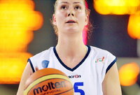 E.Šulčiūtė buvo rezultatyviausia Utenos komandoje (Foto: Augustas Didžgalvis)