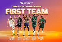 Išrinktas simbolinis geriausių žaidėjų penketukas (Euroleague.net)