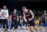 Nimburko komanda šventė pergalę (FIBA Europe nuotr.)