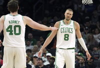 K.Porzingis gali palikti Bostoną (Scanpix nuotr.)