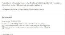 Bilietai į „Žalgirio“ rungtynes