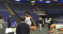 „Raptors“ treniruotė O2 arenoje