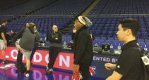 „Raptors“ treniruotė O2 arenoje