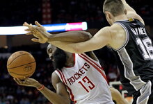 NBA: „Rockets“ – „Spurs“