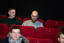 Žalgiriečiai lankėsi filme