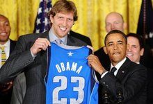 B.Obamos sveikinimas NBA čempionams