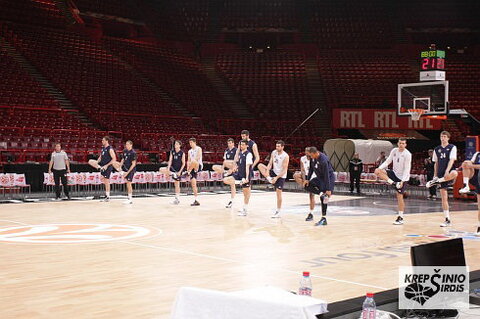"Olympiacos" treniruotė