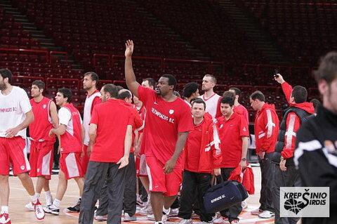 "Olympiacos" treniruotė