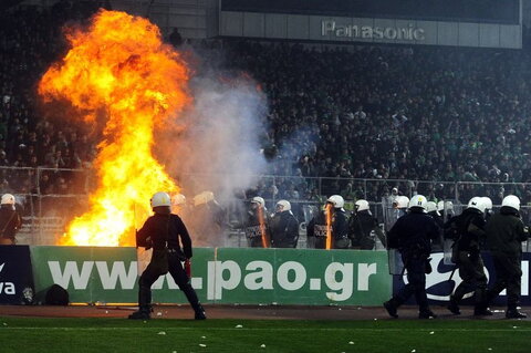 „Panathinaikos“ ir „Olympiacos“ sirgaliai