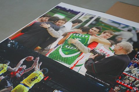 Einančios krepšinio fotografijų parodos