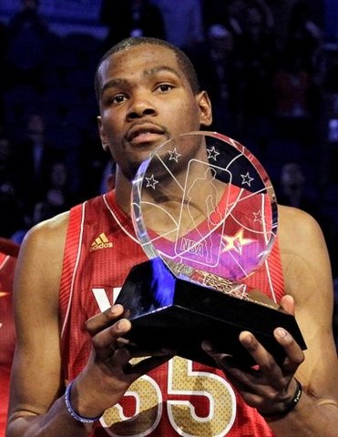 Durantas su MVP apdovanojimu