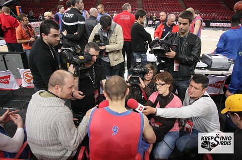CSKA treniruotė