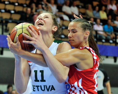 Europos moterų čempionatas: Lietuva – Kroatija