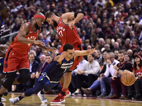 NBA: „Raptors“ – „Timberwolves“