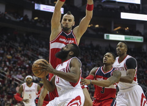 NBA: „Rockets“ – „Wizards“