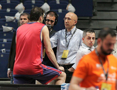 Eurolygos finalinio ketverto varžybos (vakarinė treniruotė)