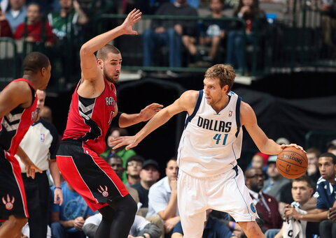 Nowitzki prieš Valančiūną