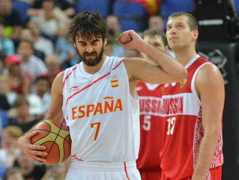 Olimpiados pusfinalis: Ispanija - Rusija