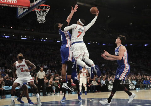 NBA: „Knicks“ – „76ers“